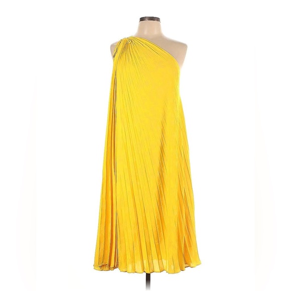 Banana Republic Dresses Banana Republic Pleated Oneshoulder Dress